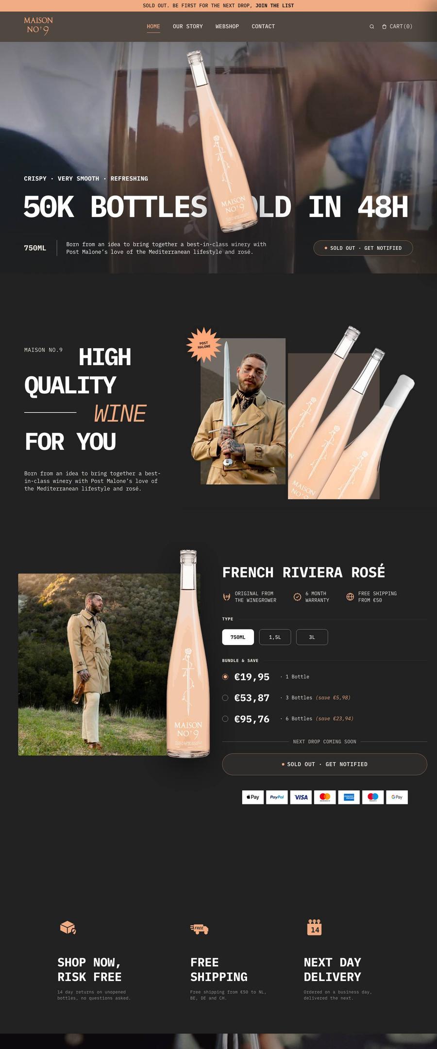 Webshop van Maison No. 9