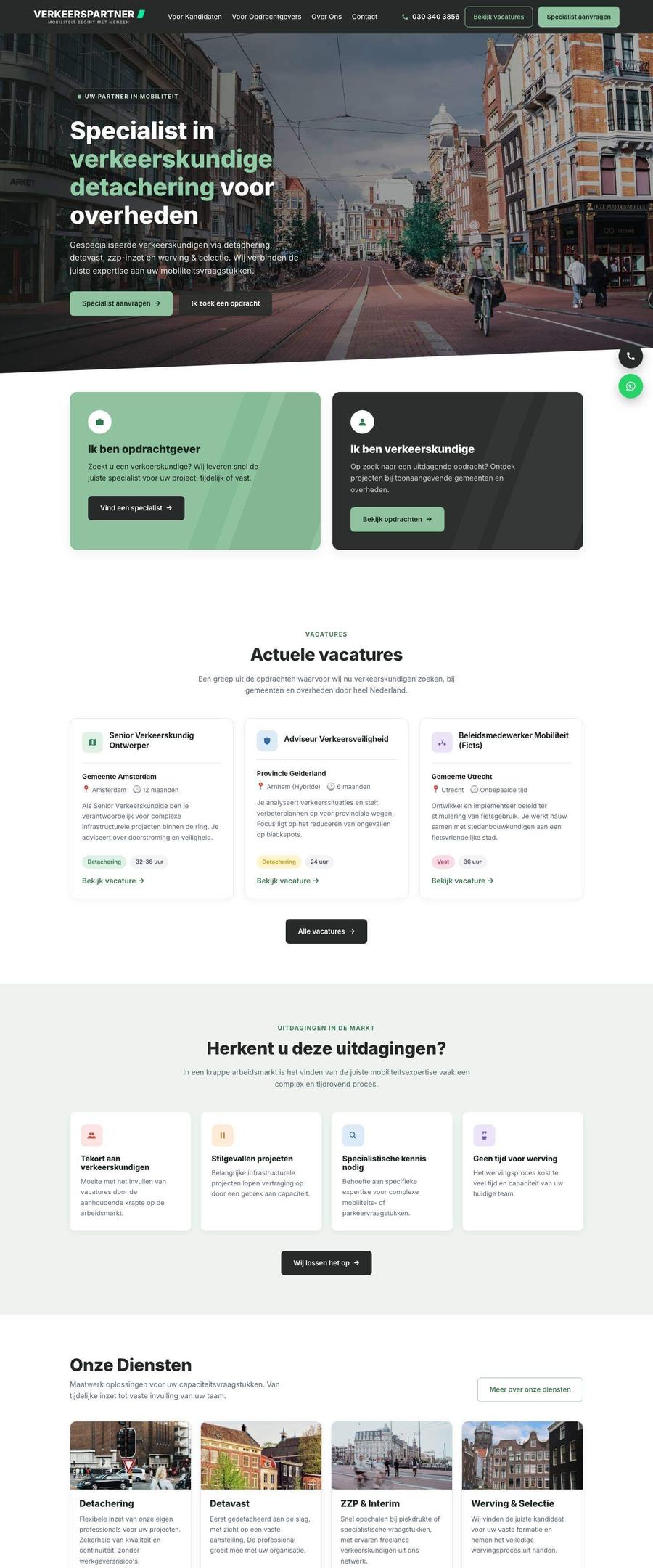 Website van Verkeerspartner